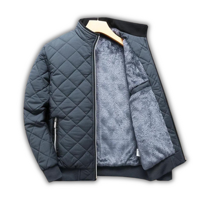 Heren Jas Gewatteerd Fleece Lining Warm en Comfortabel - StudioMarella