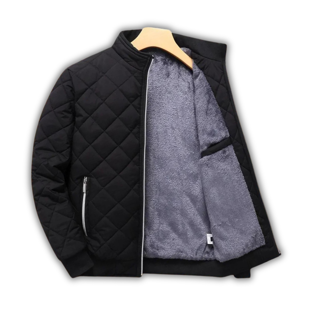 Heren Jas Warm Fleece Gevoerd Comfortabel