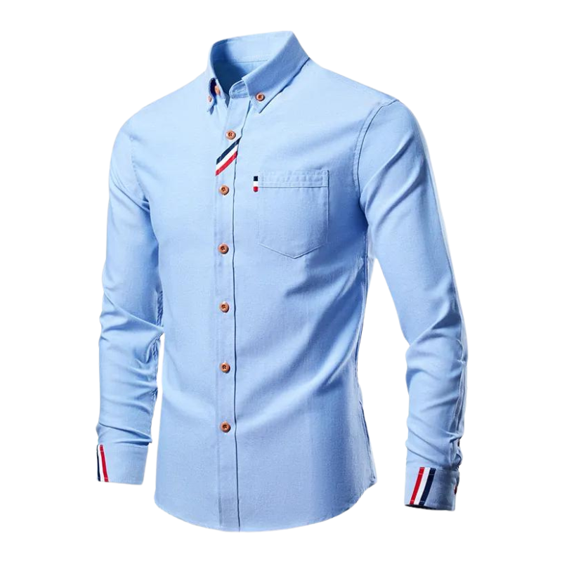Elegante Heren Overhemd Lange Mouwen Luchtig - StudioMarella