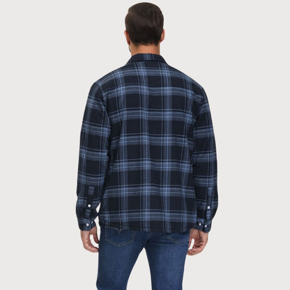 Heren Sherpa Jas Warm Gevoerd Geruit