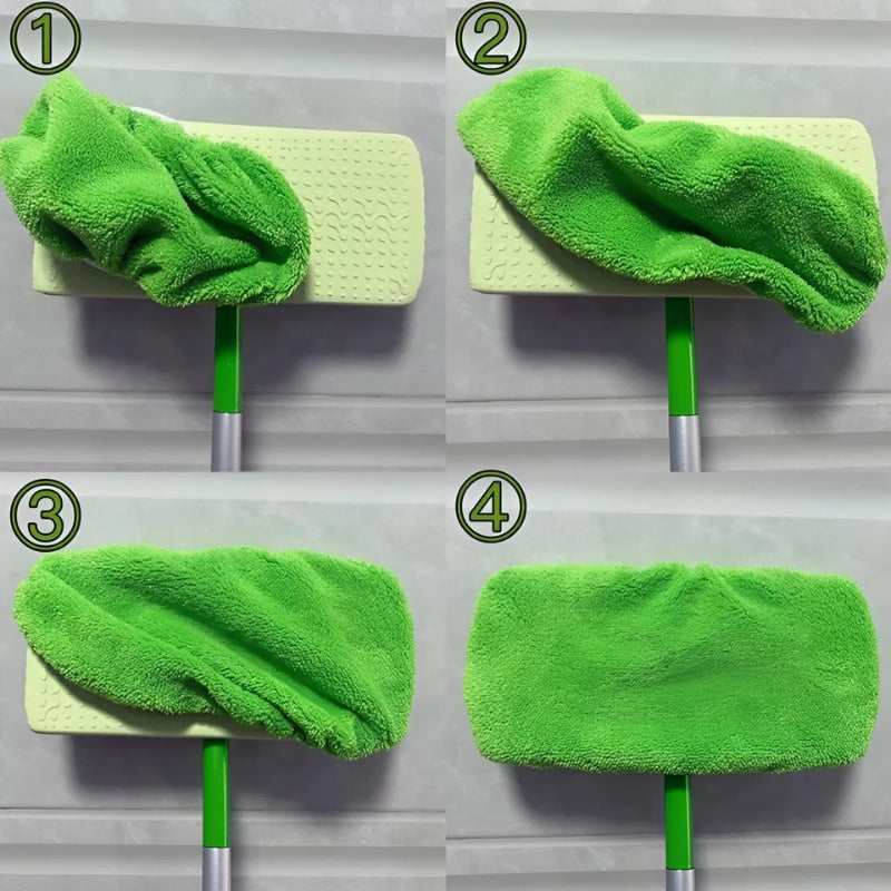 Herbruikbare Microvezel Dweilpads – Milieuvriendelijk & Wasbaar – Past op Alle 10 inch Moppen – Duurzaam Schoonmaakmateriaal