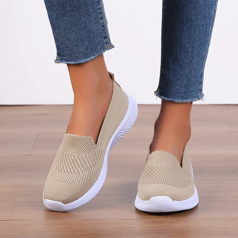 Lichte Zomersneakers Slip-On Comfortabele Schoenen