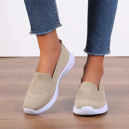 Lichte Zomersneakers Slip-On Comfortabele Schoenen