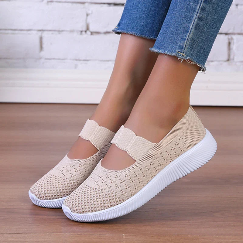 Lichte Zomersneakers Slip-On Comfortabele Schoenen