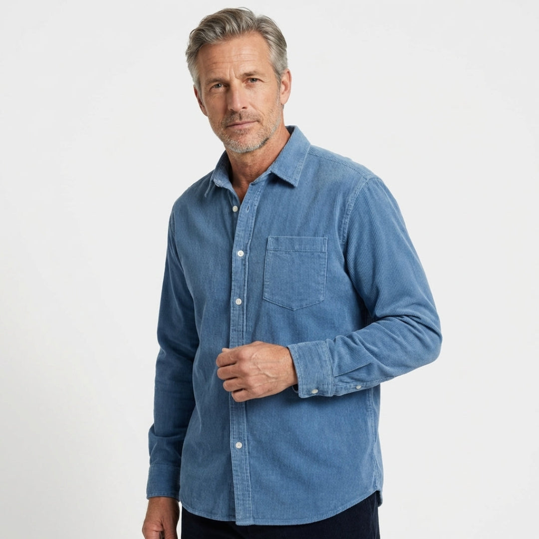 Adriano | Zacht Corduroy Regular Fit Heren Overhemd 1