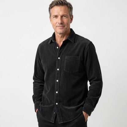 Adriano | Zacht Corduroy Regular Fit Heren Overhemd 4