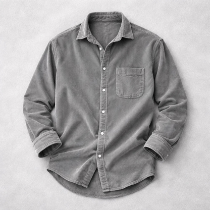 Adriano | Zacht Corduroy Regular Fit Heren Overhemd 6