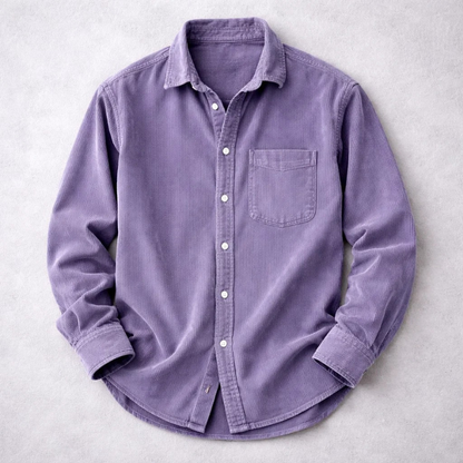 Adriano | Zacht Corduroy Regular Fit Heren Overhemd 8