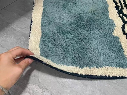 Luxe antislip badmat met abstract design voor moderne badkamers