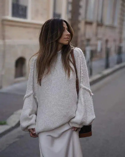 Gebreide Trui Dames Oversized Zacht en Warm - StudioMarella
