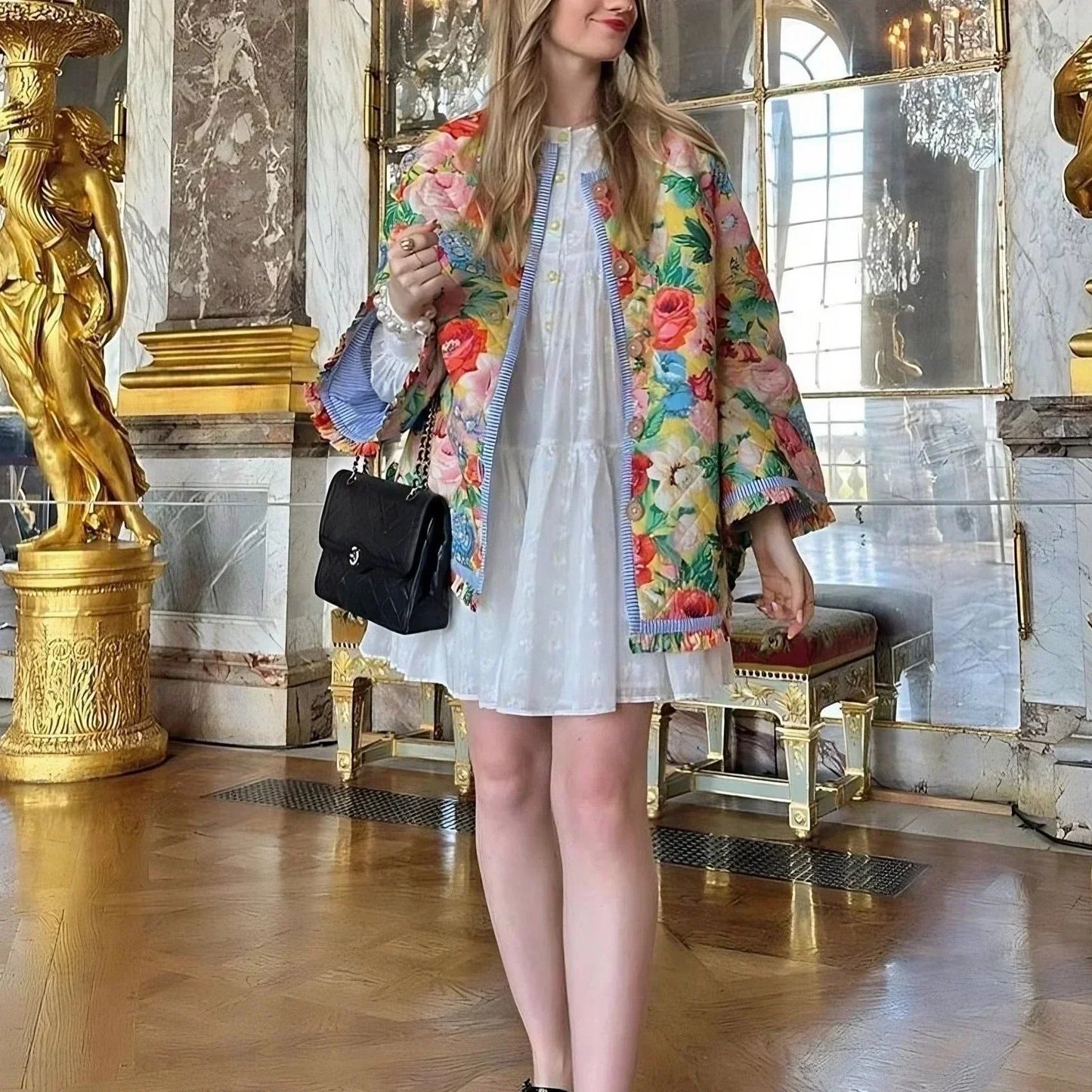 Dames Leer Jacket Vintage Pint Jas Klassiek Model