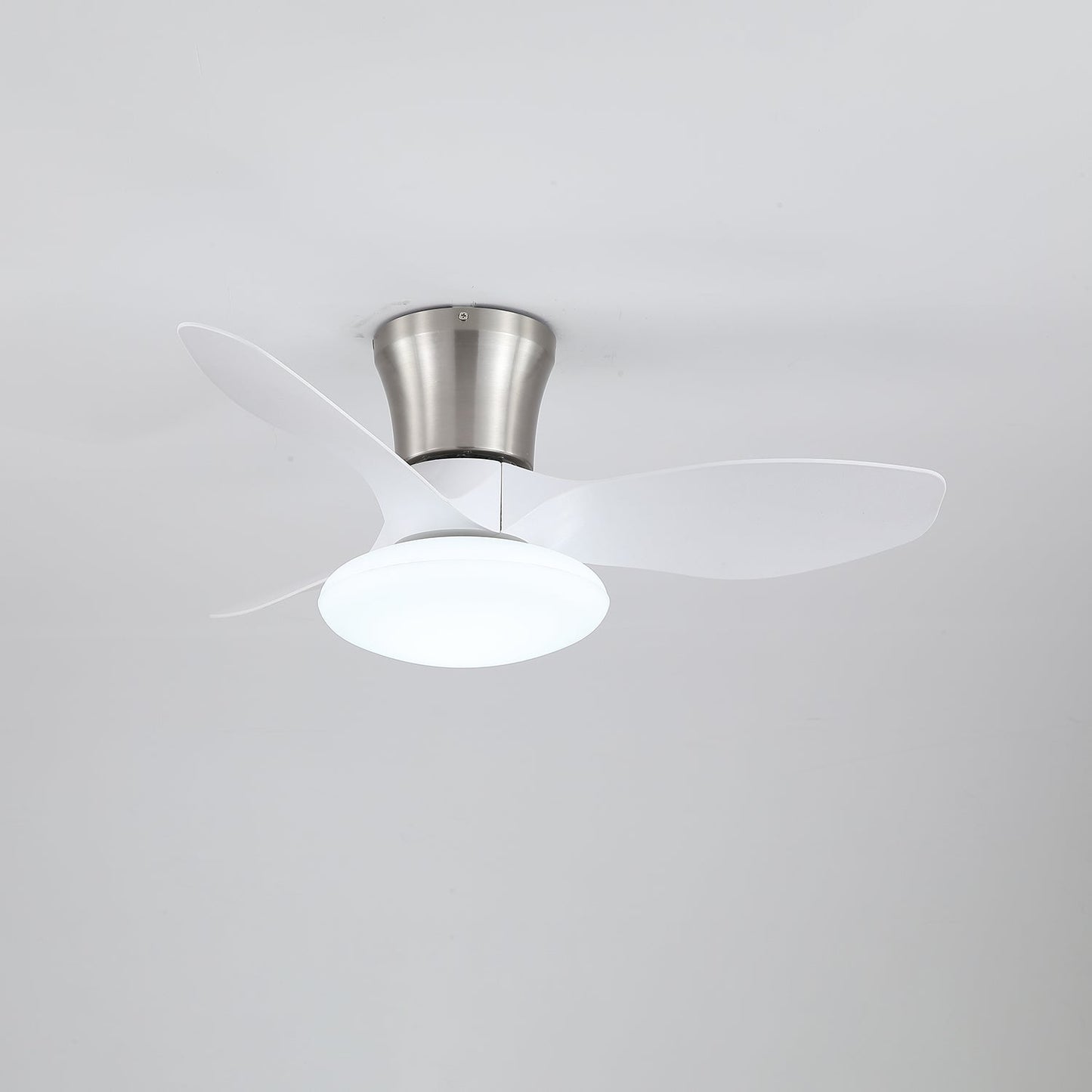 Moderne Design Plafondventilator met LED-Verlichting | Houten Bladen