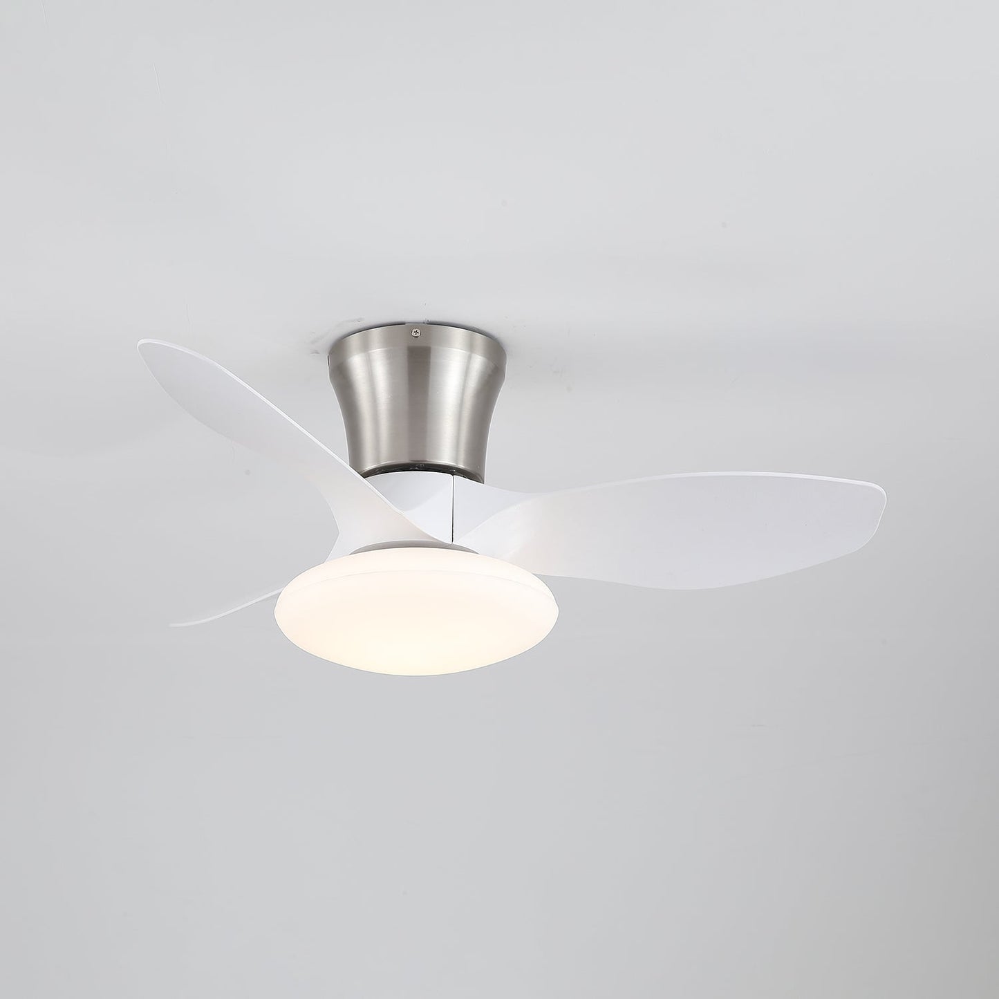 Moderne Design Plafondventilator met LED-Verlichting | Houten Bladen