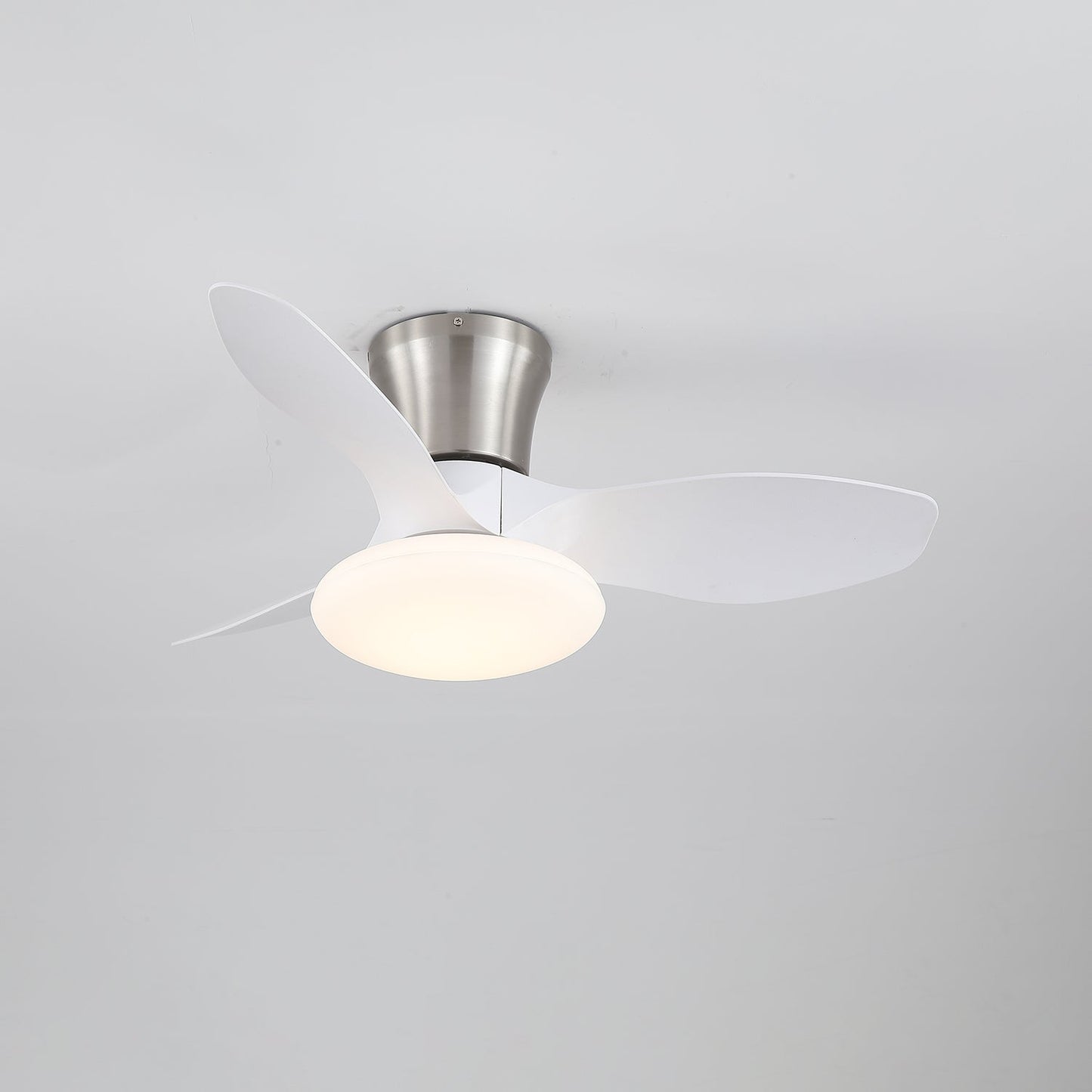 Moderne Design Plafondventilator met LED-Verlichting | Houten Bladen