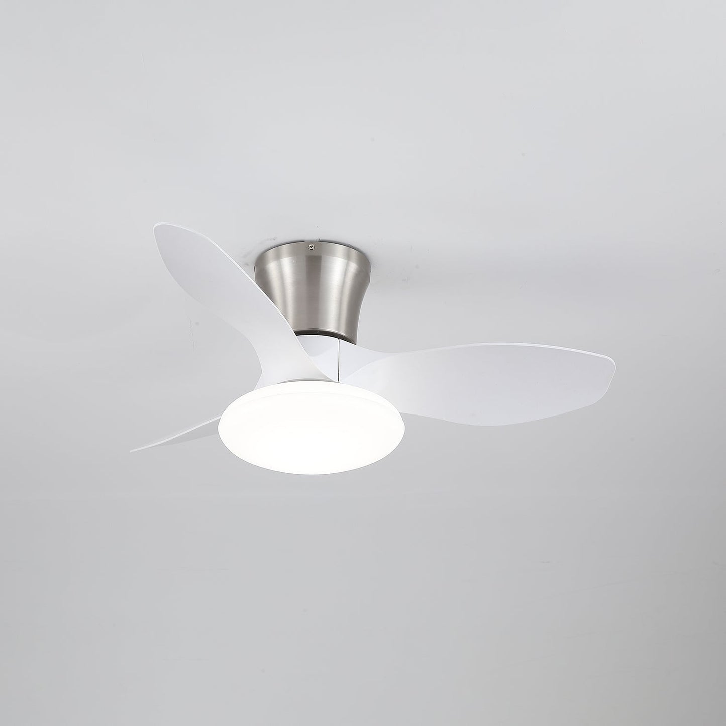 Moderne Design Plafondventilator met LED-Verlichting | Houten Bladen