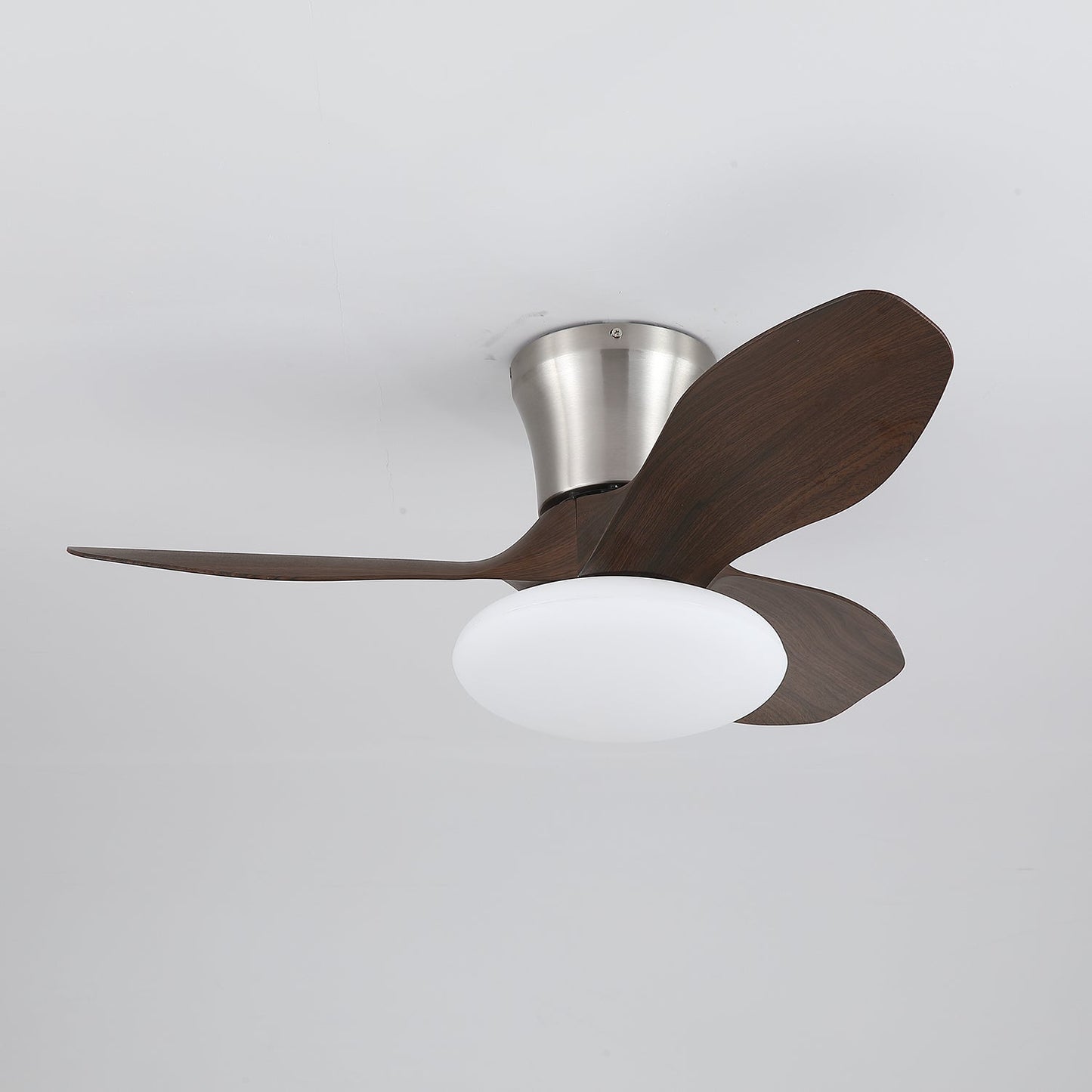 Moderne Design Plafondventilator met LED-Verlichting | Houten Bladen