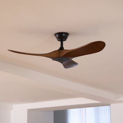 Houten Plafondventilator met Afstandsbediening – 6 Snelheden & 35W Motor – 106cm of 132cm