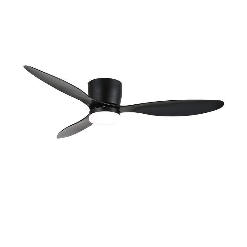 Plafondventilator met Verlichting Hout Minimalistische Stijl met Drie Snelheden Afstandsbediening voor Moderne Slaapkamer Woonkamer