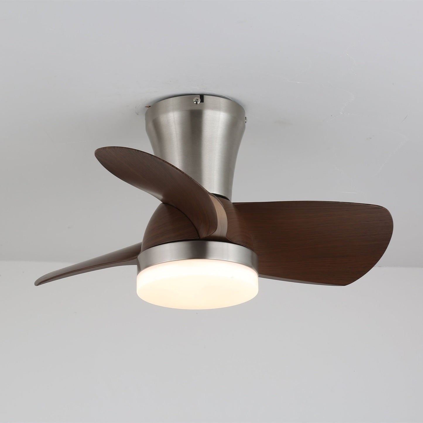 Moderne Plafondventilator met LED-Verlichting en Afstandsbediening – Scandinavisch Design voor Binnen