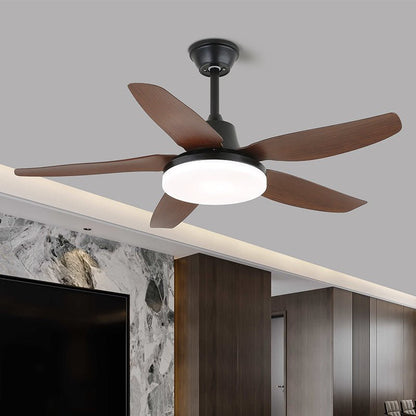 Plafondventilator met Verlichting en Afstandsbediening - Stijlvol Design met Houten Bladen - Energiezuinige LED - Verstelbare Snelheden
