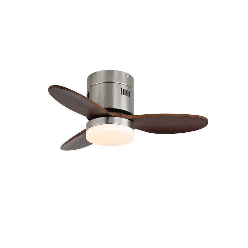 Plafondventilator met Verlichting Moderne Minimalistische Houtlook