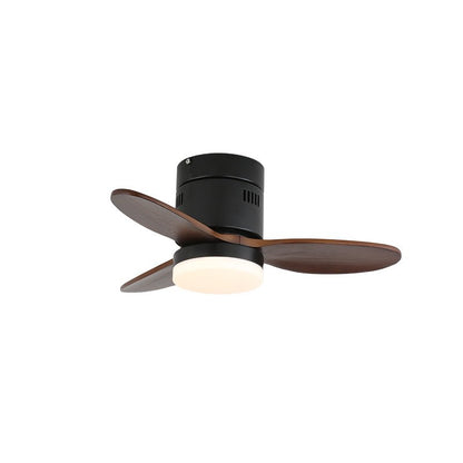 Plafondventilator met Verlichting Moderne Minimalistische Houtlook