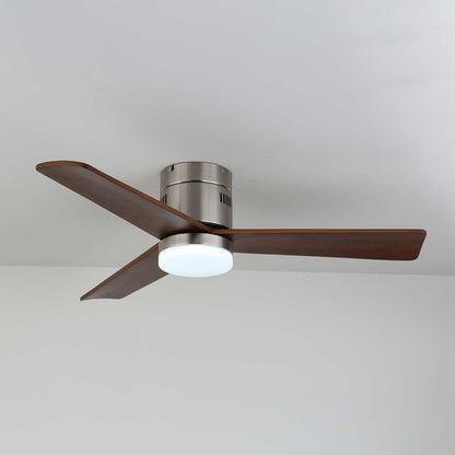 Plafondventilator met Verlichting Moderne Minimalistische Houtlook