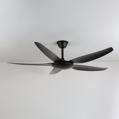 Minimalistische Plafondventilator met Verlichting Ø132 cm — 6 Snelheden & Afstandsbediening