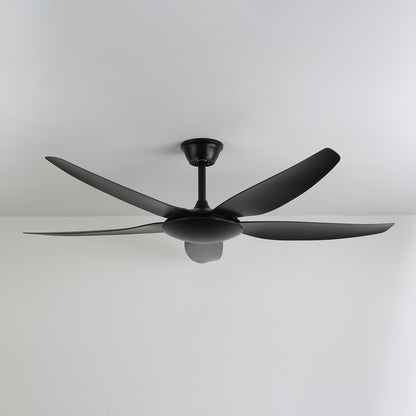 Minimalistische Plafondventilator met Verlichting Ø132 cm — 6 Snelheden & Afstandsbediening