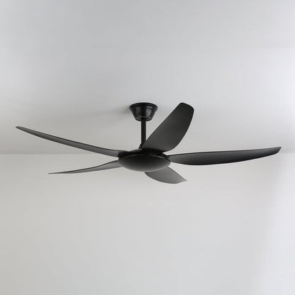 Minimalistische Plafondventilator met Verlichting Ø132 cm — 6 Snelheden & Afstandsbediening