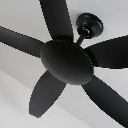 Minimalistische Plafondventilator met Verlichting Ø132 cm — 6 Snelheden & Afstandsbediening