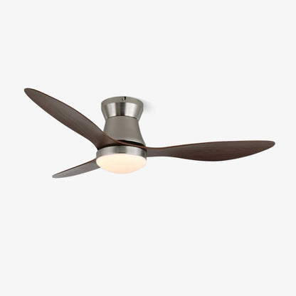 Moderne Plafondventilator Zerath met Verlichting in Hout en Metaal – Ø106cm – 6 Snelheden – Afstandsbediening – Stille Motor Ventilatorlamp Slaapkamer Woonkamer Eetkamer Ventilatoren Plafond