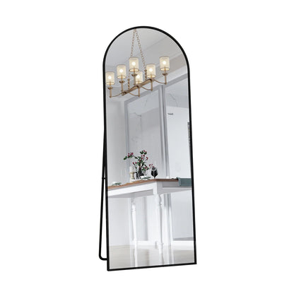 Sansoti | Staande Passpiegel 162×53 cm – Gebogen Vloerspiegel