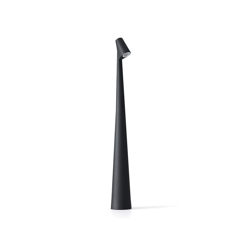 Oplaadbare Tafellamp Aluminium Dimbaar LED Touch Bedlamp Draadloos Design Kegelvormige Lampenkap Modern 45cm Acculamp