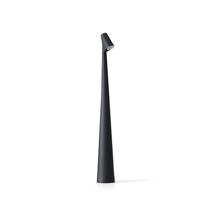 Oplaadbare Tafellamp Aluminium Dimbaar LED Touch Bedlamp Draadloos Design Kegelvormige Lampenkap Modern 45cm Acculamp