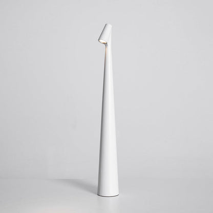 Oplaadbare Tafellamp Aluminium Dimbaar LED Touch Bedlamp Draadloos Design Kegelvormige Lampenkap Modern 45cm Acculamp