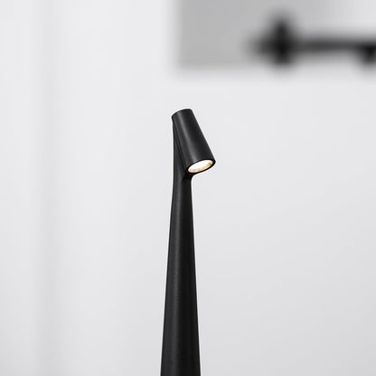 Oplaadbare Tafellamp Aluminium Dimbaar LED Touch Bedlamp Draadloos Design Kegelvormige Lampenkap Modern 45cm Acculamp