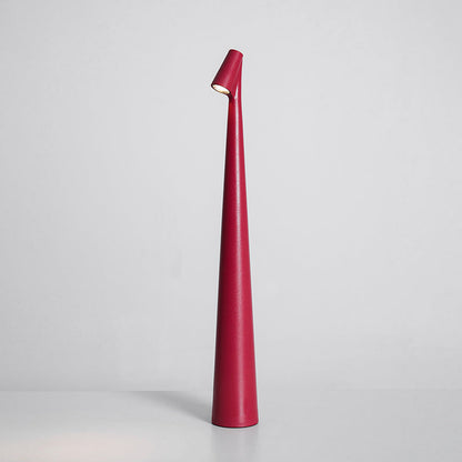 Oplaadbare Tafellamp Aluminium Dimbaar LED Touch Bedlamp Draadloos Design Kegelvormige Lampenkap Modern 45cm Acculamp