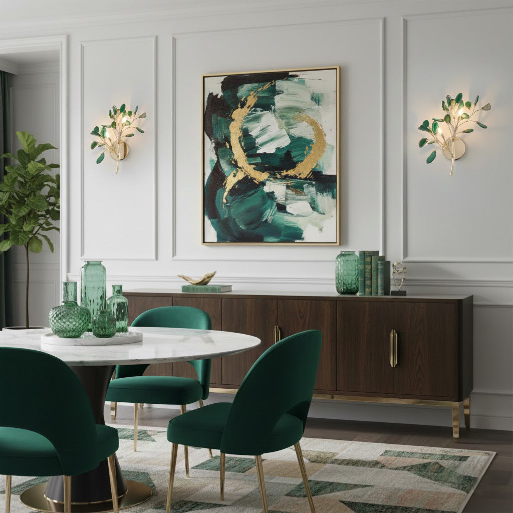 Agaat Wandlamp Natuursteen Goud Messing Wandverlichting Modern Design voor Woonkamer Slaapkamer