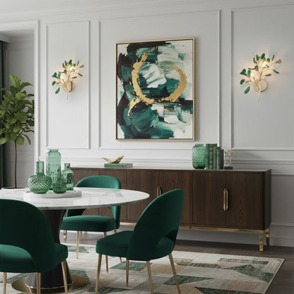Agaat Wandlamp Natuursteen Goud Messing Wandverlichting Modern Design voor Woonkamer Slaapkamer