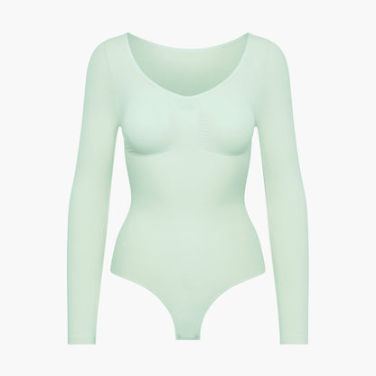 Vrouwelijk Bodysuit Dames Longsleeve Naadloos Elegant