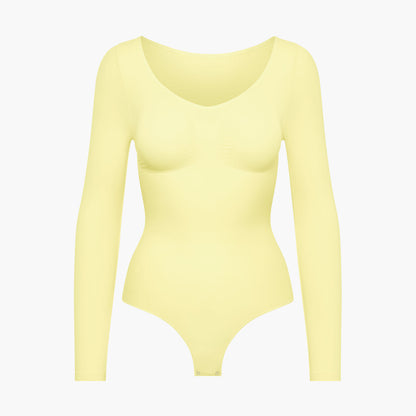 Vrouwelijk Bodysuit Dames Longsleeve Naadloos Elegant