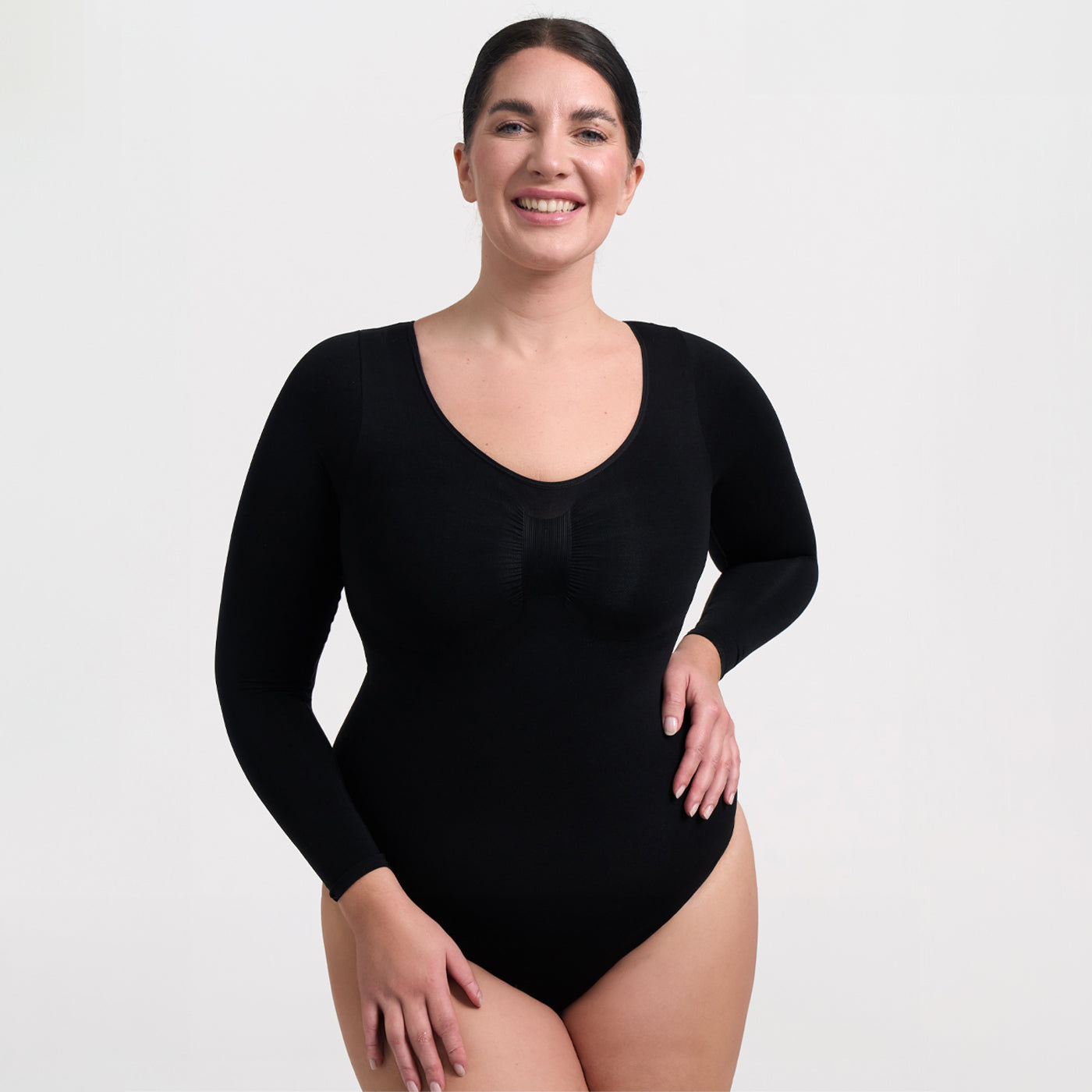 Vrouwelijk Bodysuit Dames Longsleeve Naadloos Elegant