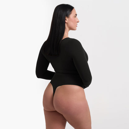 Vrouwelijk Bodysuit Dames Longsleeve Naadloos Elegant