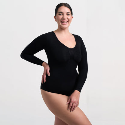 Vrouwelijk Bodysuit Dames Longsleeve Naadloos Elegant