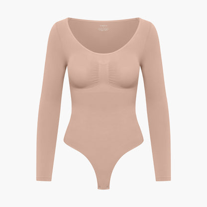 Vrouwelijk Bodysuit Dames Longsleeve Naadloos Elegant