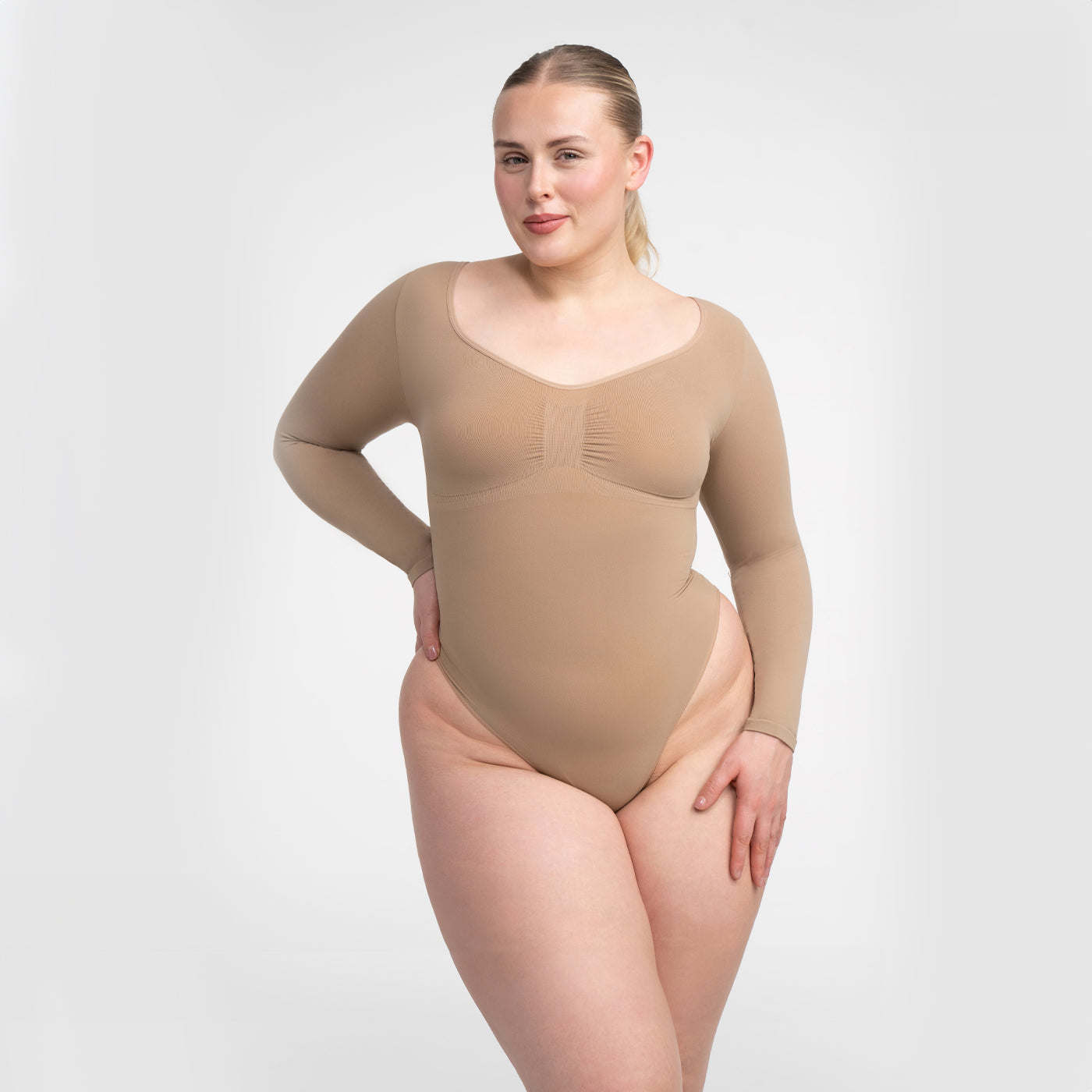 Vrouwelijk Bodysuit Dames Longsleeve Naadloos Elegant
