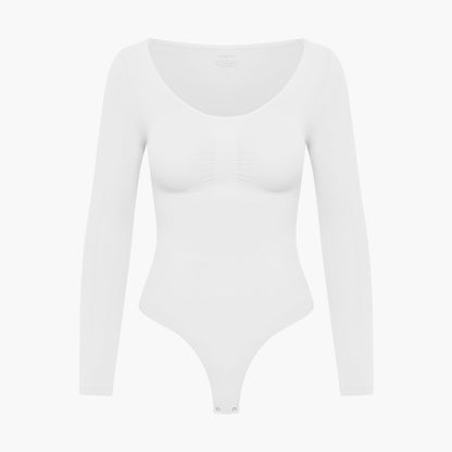 Vrouwelijk Bodysuit Dames Longsleeve Naadloos Elegant