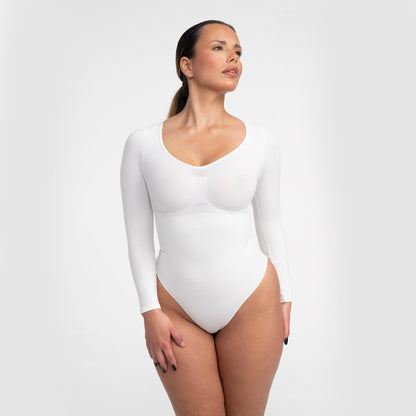 Vrouwelijk Bodysuit Dames Longsleeve Naadloos Elegant