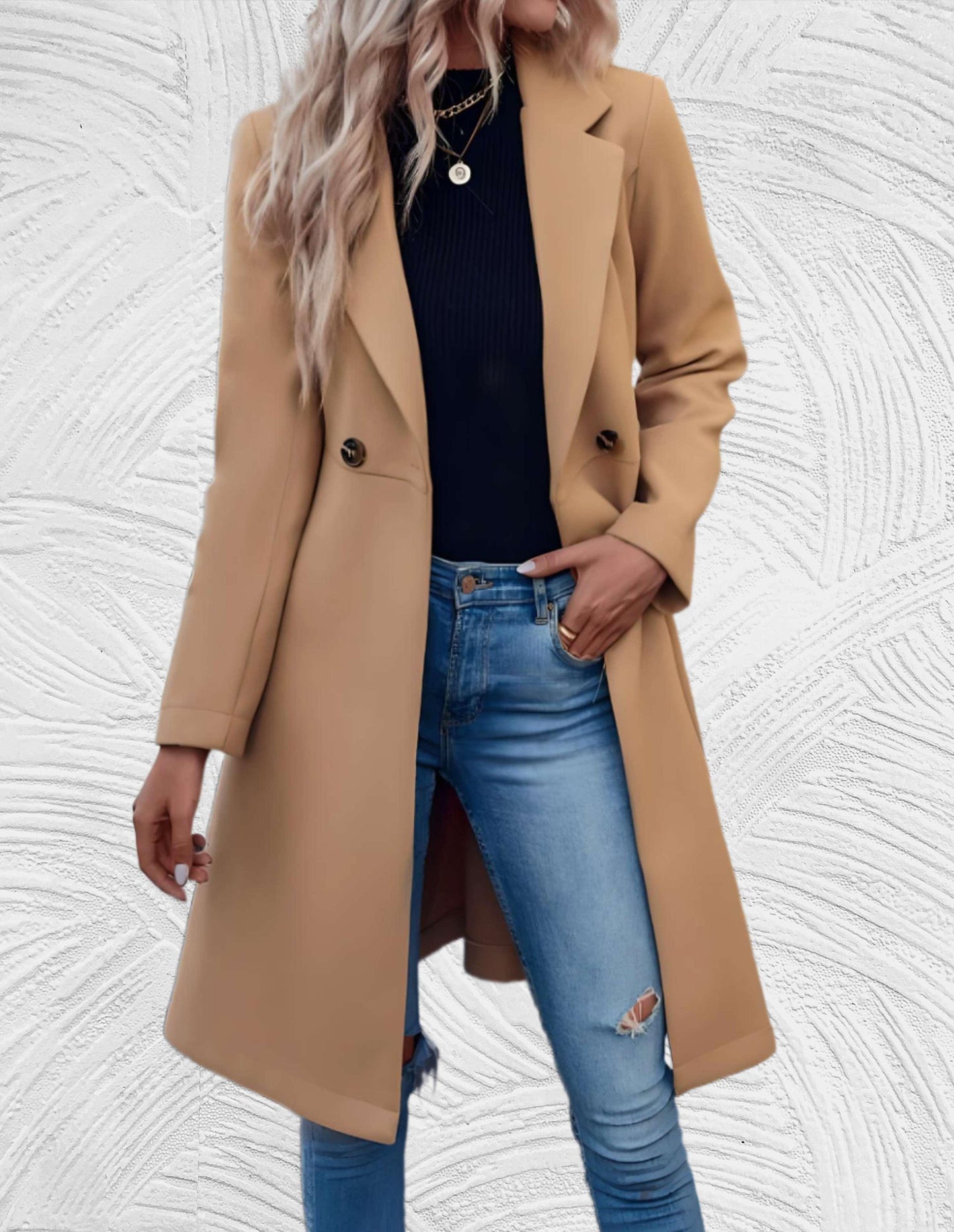 Lange Trenchcoat Formeel met Riem en Kap - StudioMarella